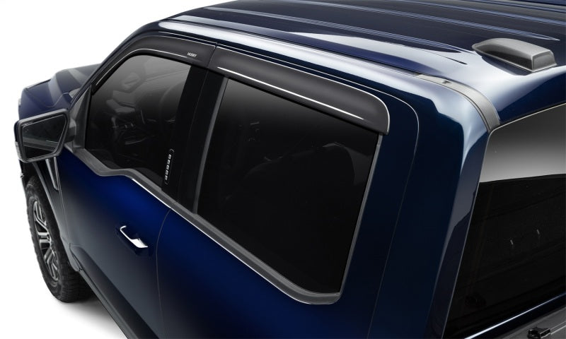 Husky Liners 21-24 Cadillac Escalade ESV/GMC Yukon XL Ventvisor Low Profile (4pc) - Smoke