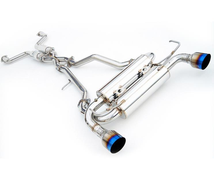Invidia 09+ 370Z Gemini Rolled Titanium Tip Cat-back Exhaust