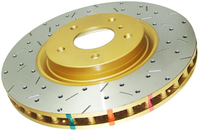 DBA 00-02 Audi S4 Rear 4000 Series Drilled & Slotted Rotor