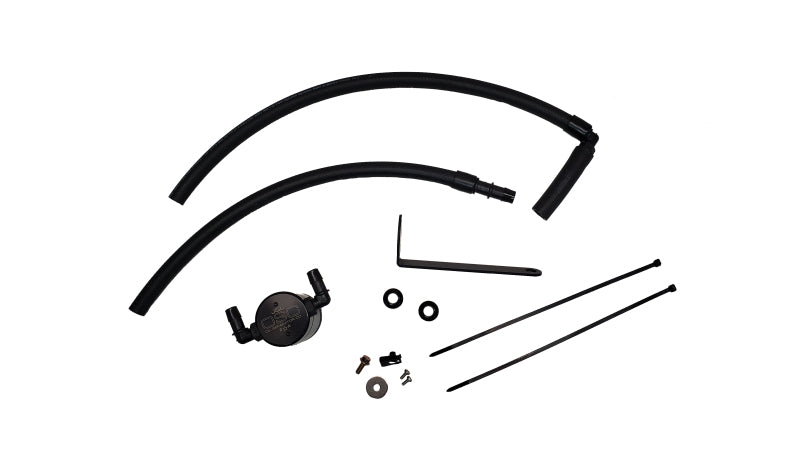 J&L 22-25 Subaru BRZ/GR86 2.4L Passenger Side Oil Separator 3.0 - Black Anodized